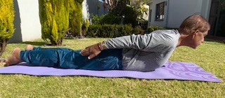 Locust pose for covid recovery