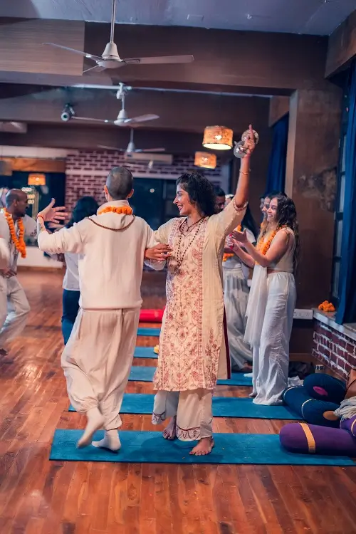 Kirtan night at World Peace Yoga School