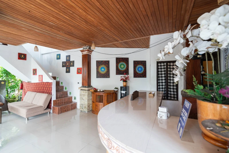 The school premises at World Peace Yoga School, Bisma, Ubud