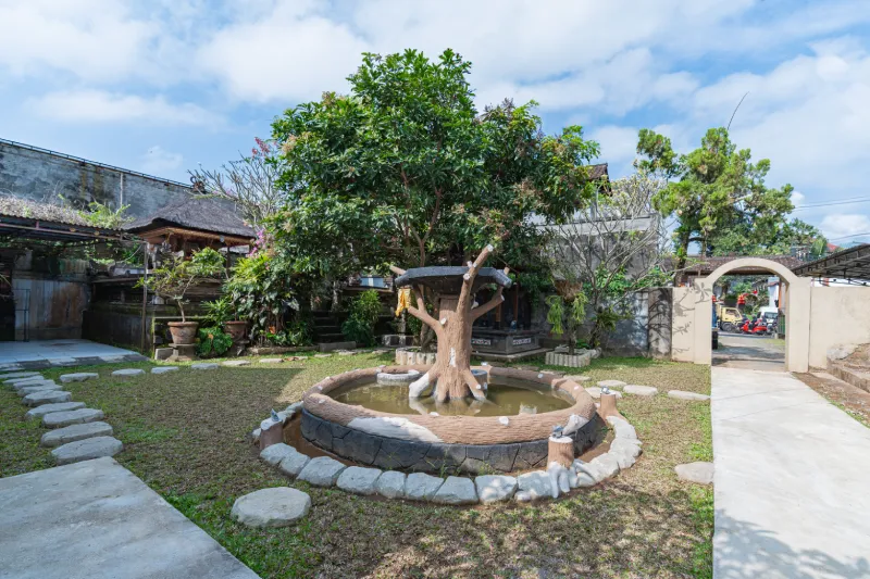 The school premises at World Peace Yoga School, Samadhi Yoga Ashram, Bali