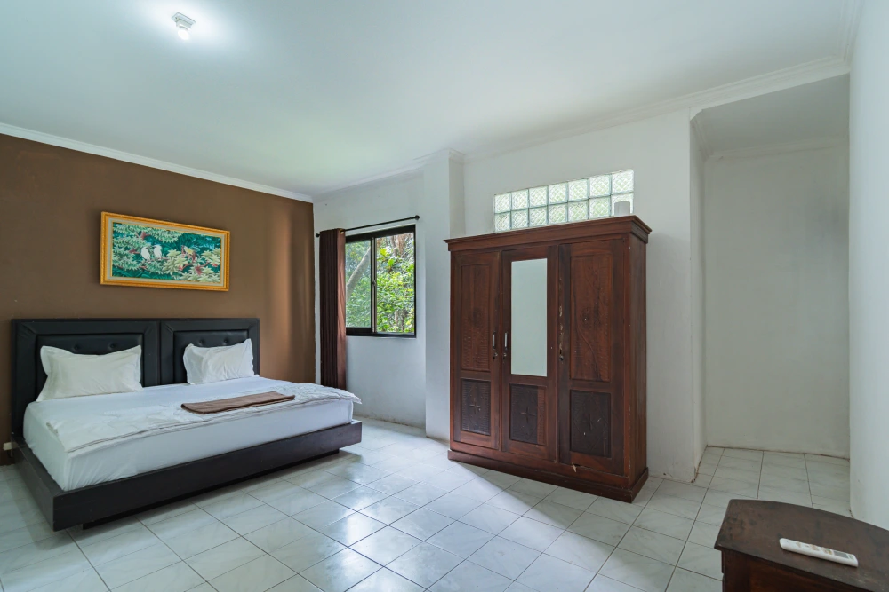 A student room at World Peace Yoga School, Samadhi Yoga Ashram, Bali