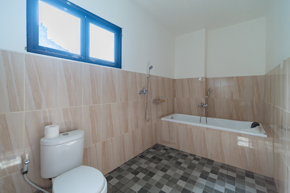 A washroom at World Peace Yoga School, Samadhi Yoga Ashram, Bali