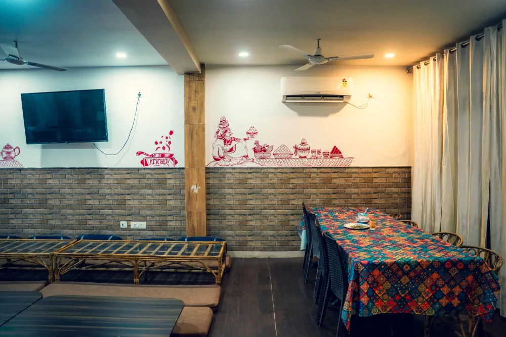 The school premises at World Peace Yoga School, Rishikesh