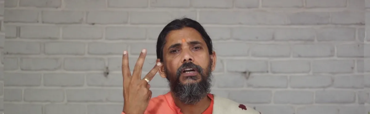 Yogi Vishnu explaining the stages of Yoga Nidra