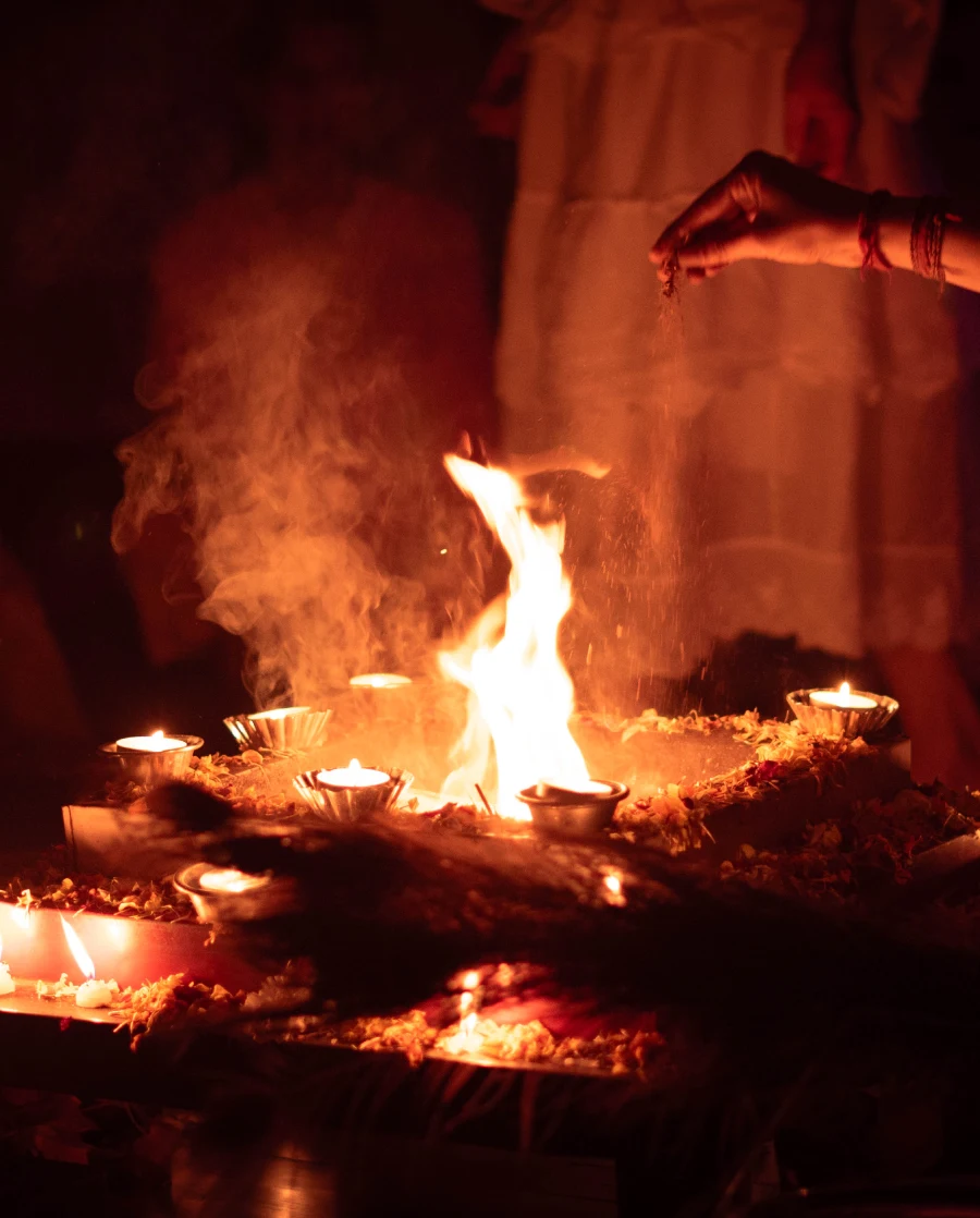 Guru Vishnu guiding a Tantra practice