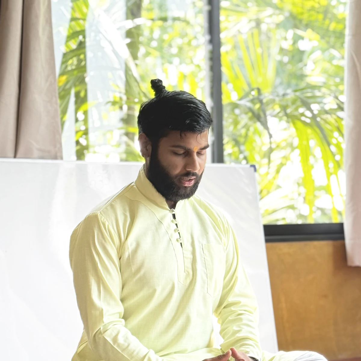 Yogi Akshay, yoga teacher at World Peace Yoga School Thailand
